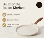 Stellyfire Forged Ceramic Dosa Tawa (White)