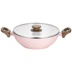 Stellyfire Forged Ceramic 2 pcs Combo Cookware set (Pink)