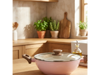 Stellyfire Forged Ceramic Kadhai (Pink)
